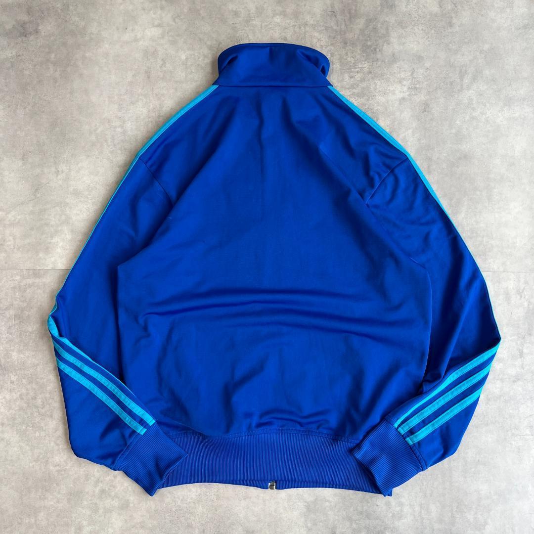 アディダス トラックジャケット ファイヤーバード 古着 青 緑 16147