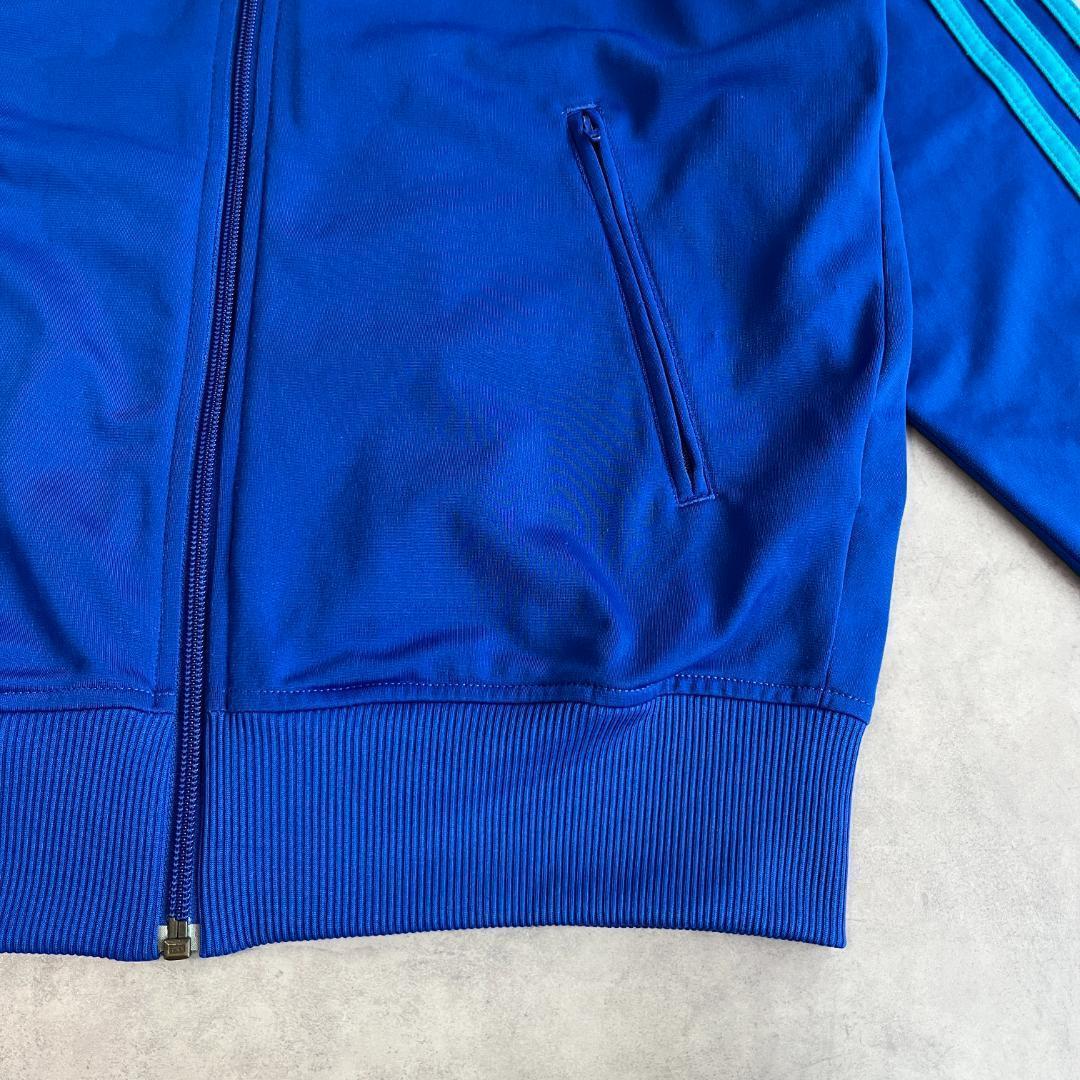 アディダス トラックジャケット ファイヤーバード 古着 青 緑 16147