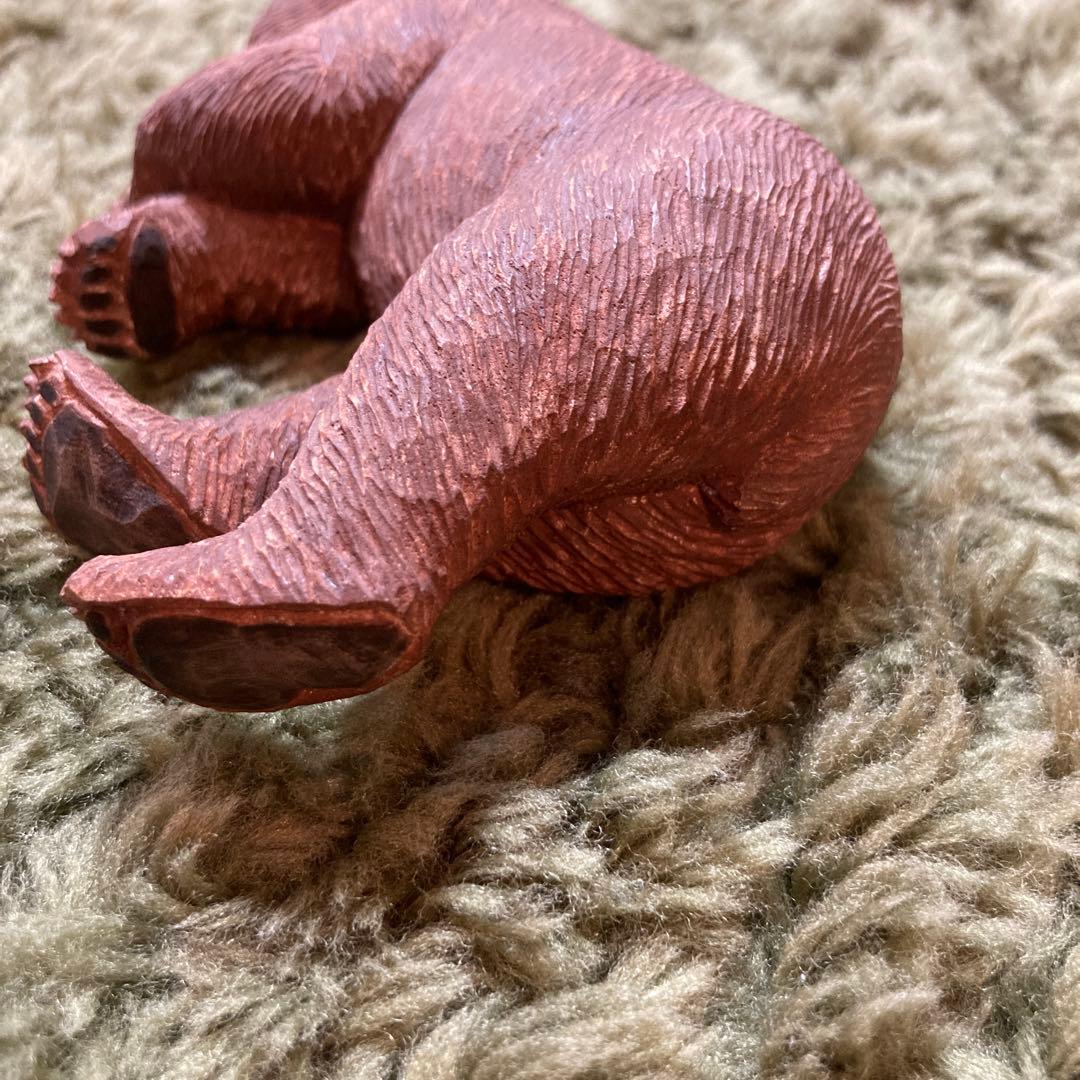 大住潤　木彫熊　美品