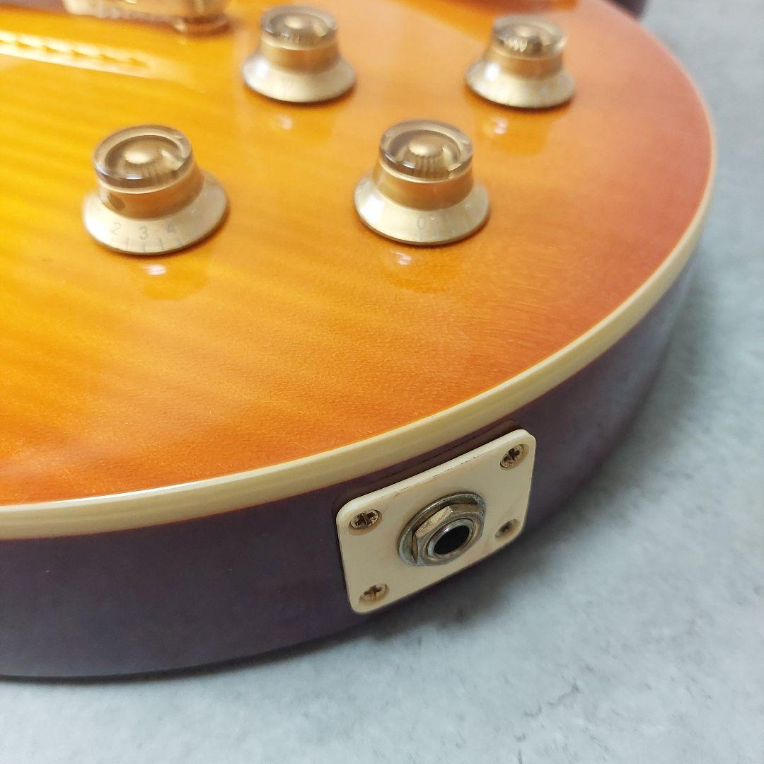 Blitz by Aria ProⅡ レスポール チェリー サンバースト 虎杢