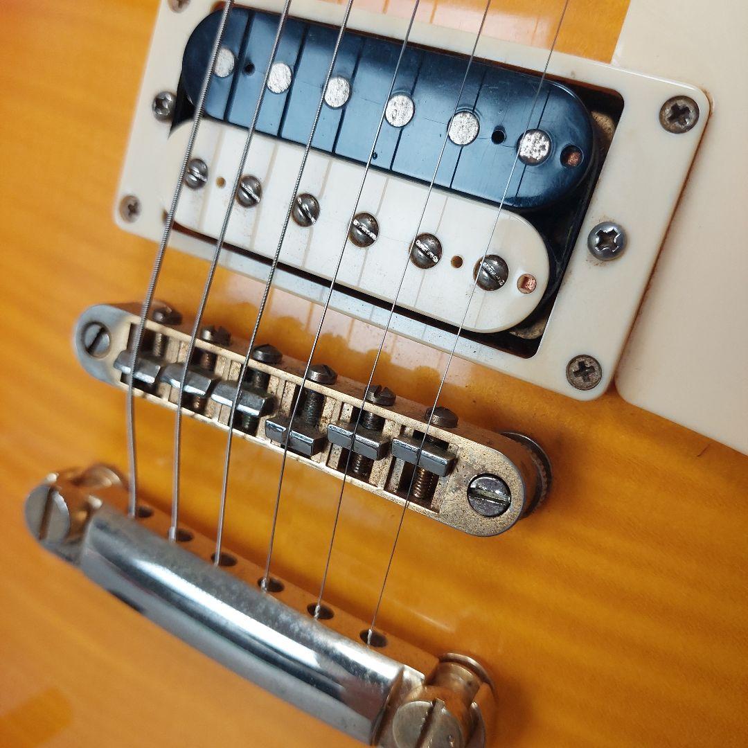 Blitz by Aria ProⅡ レスポール チェリー サンバースト 虎杢