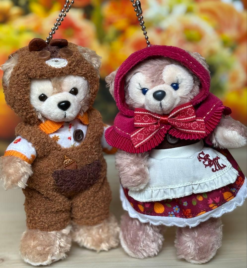 秋のぼうけん　ぬいぐるみバッジ