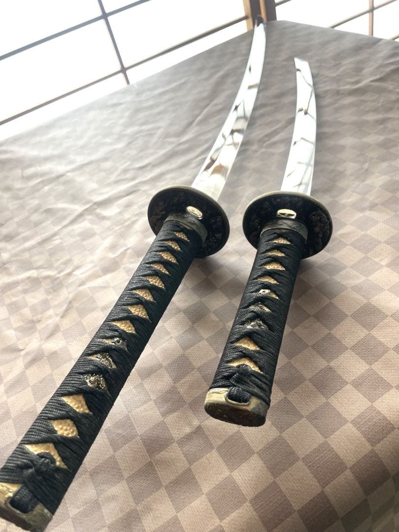日本刀　模造刀　長刀短刀　二本組　SAMURAI