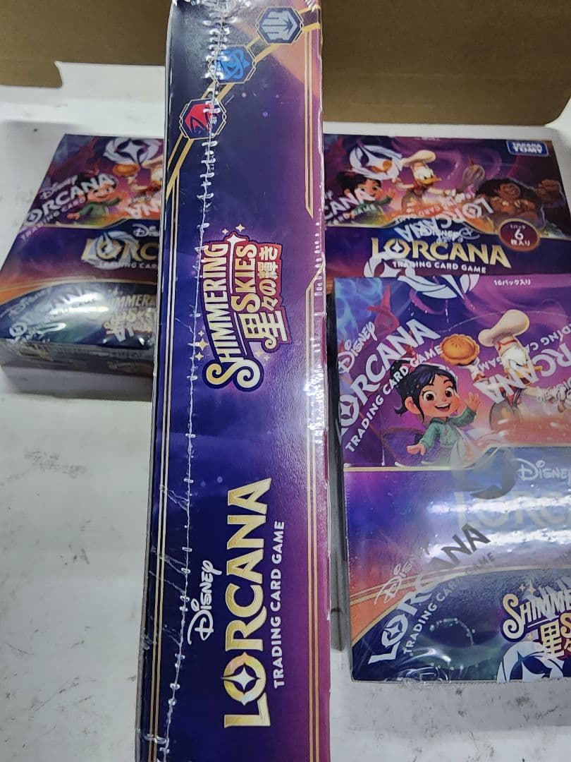 新品 未開封 シュリンク付き ディズニー ロルカナ 星々の輝き 4box