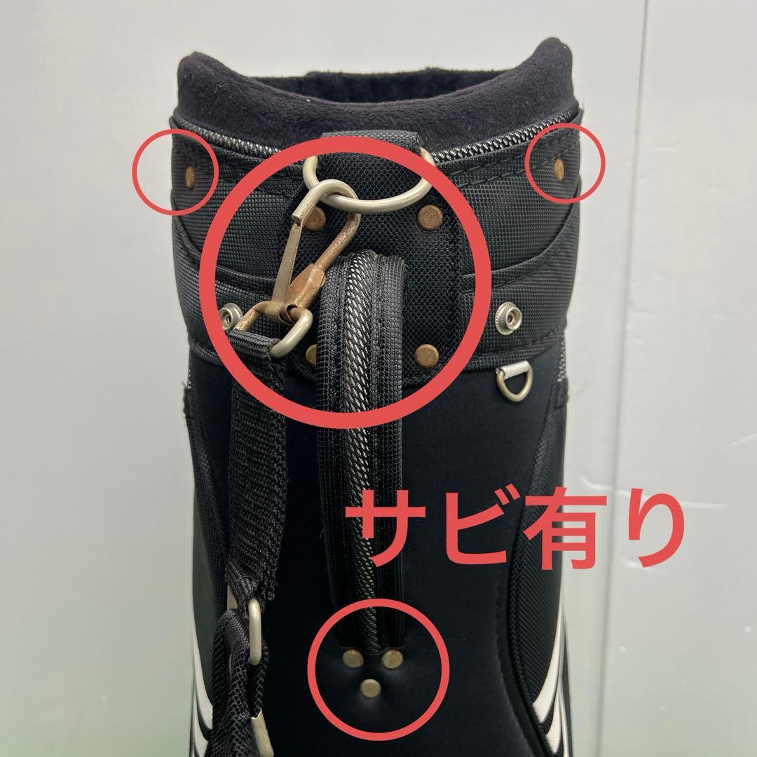 アディダス adidas ゴルフバッグ　9インチ　ブラック　メンズ　中古品