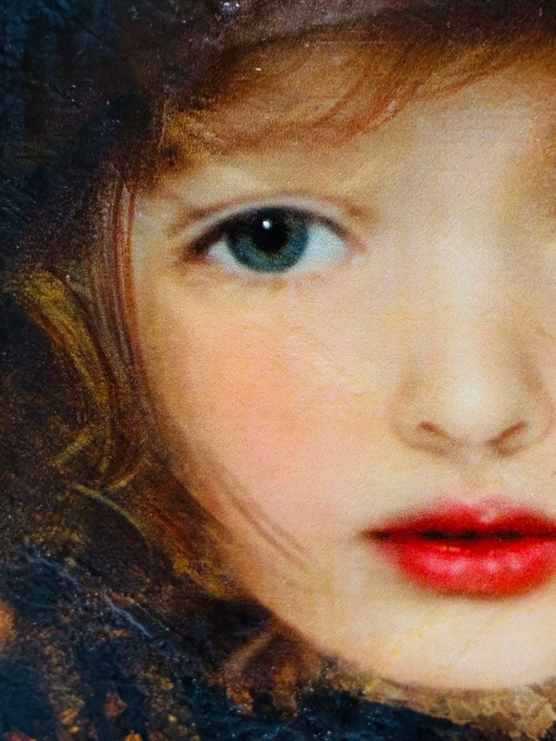 幻想世界の少女画家 横田美晴 『琥珀色の詩集』P4号 真筆作品