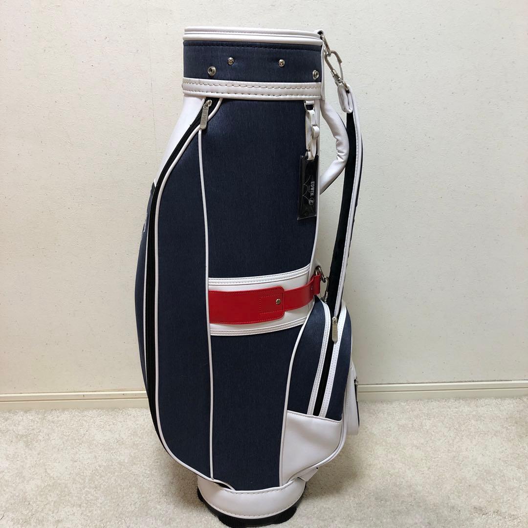 ほぼ未使用❗️希少　完売品❗️EDWIN キャディバッグ & ヘッドカバーセット