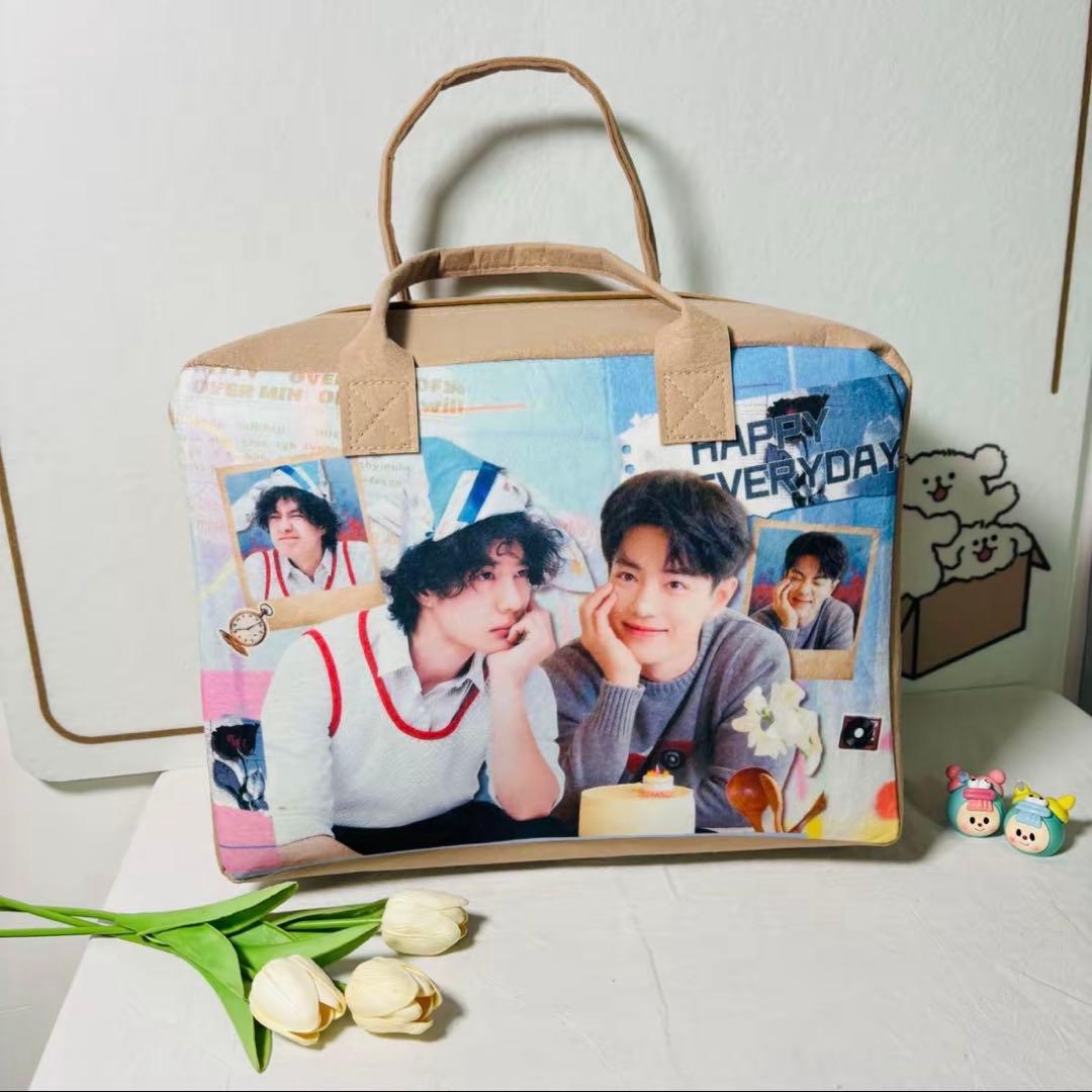 肖戦 王一博 衣物収納袋&旅行用フェルトバッグ　バッグ❣️5点セット確認用❣️119