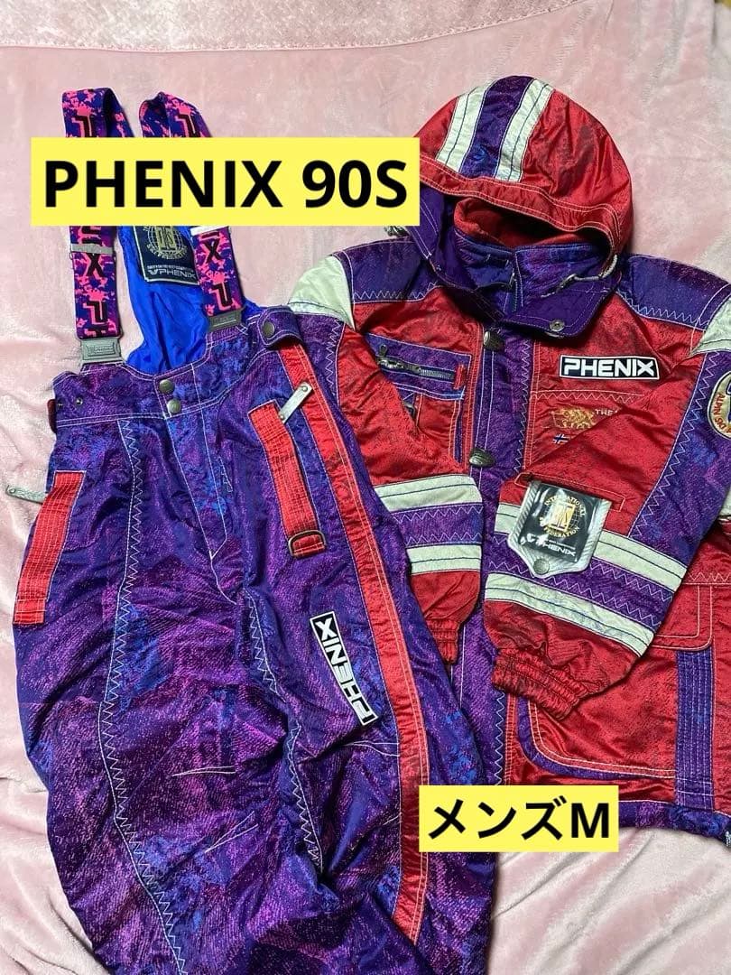 PHENIX ノルウェー代表モデル スキーウェア 上下 刺繍入り　メンズM 美品