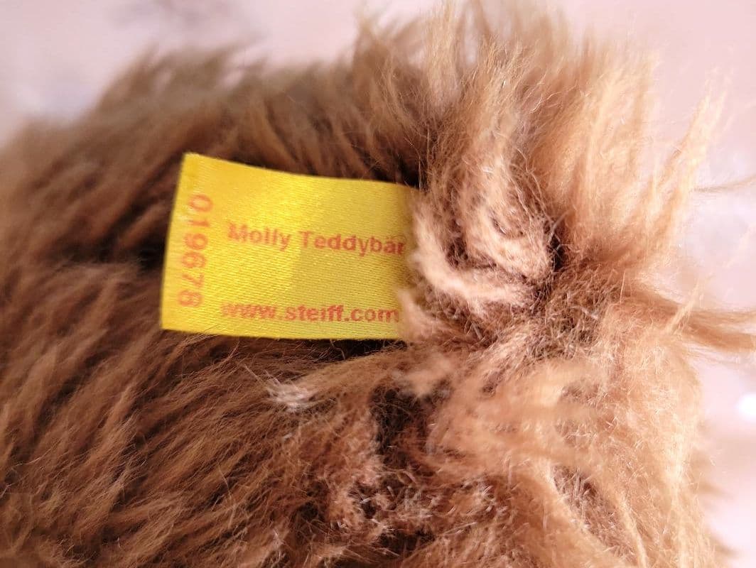 シュタイフ　Molly Teddy（モリーテディ）19678 ブラウン　リボン