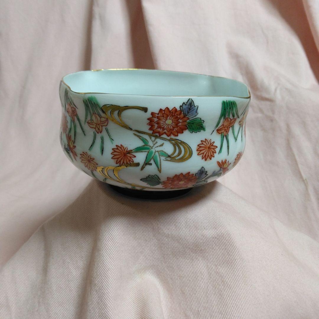 有田焼　幸楽作　染錦小紋絵小鉢揃