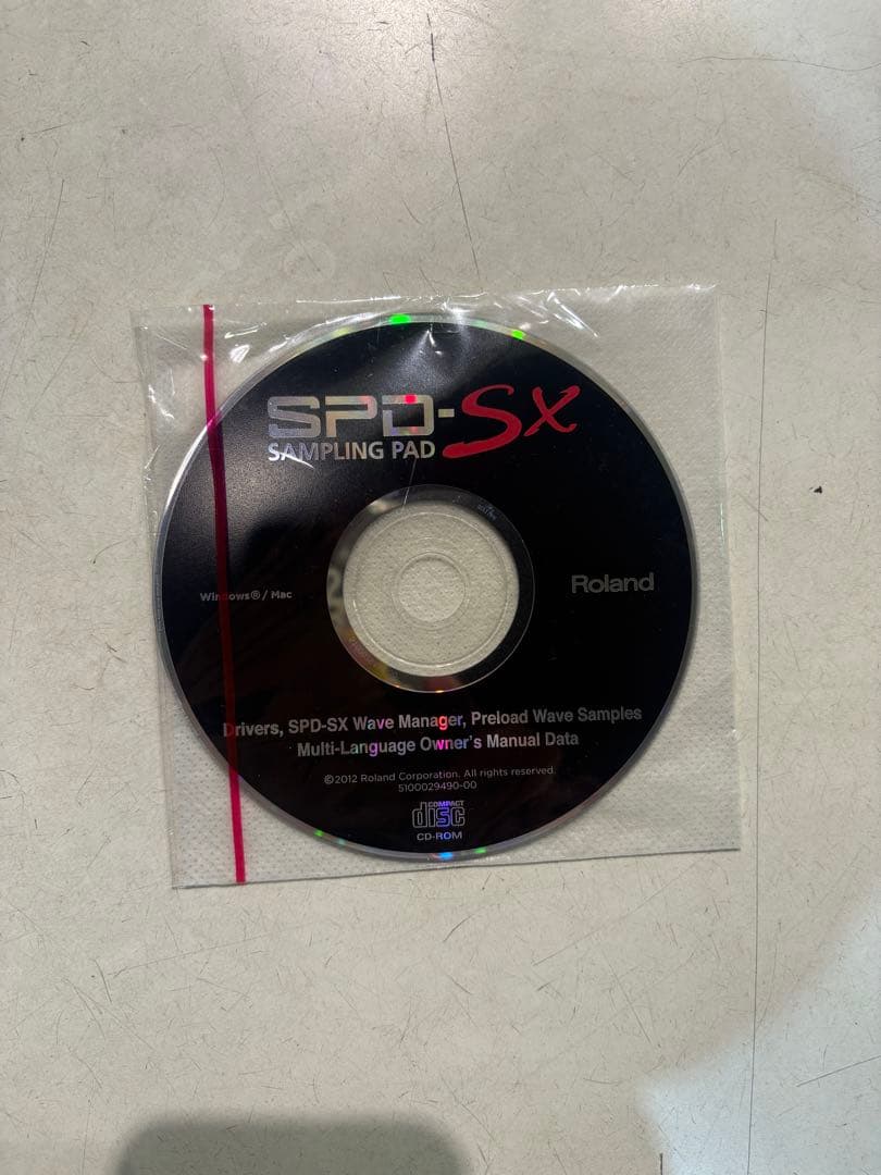 美品　ROLAND SPD-SX 説明書、保証書、専属アダプターディスク付き