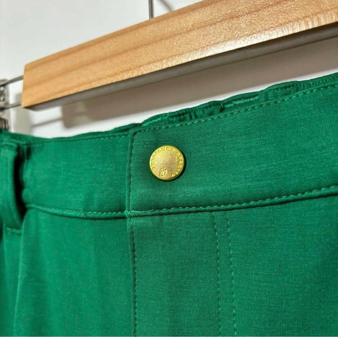 新品 ラッセルノ ゴルフ キャディーバッグ ジャージ スキニーパンツ グリーンL