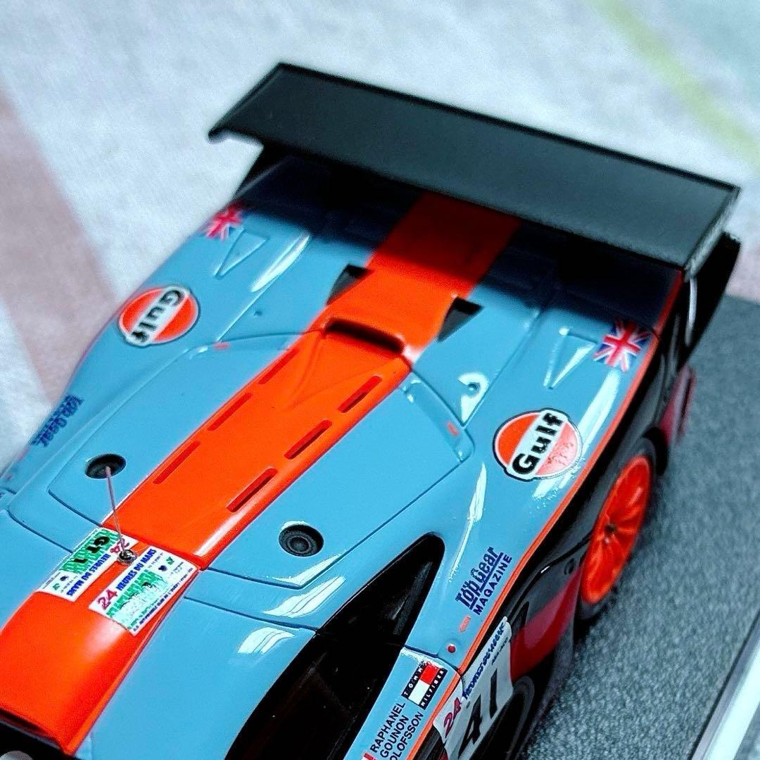未使用 良状態 hpi 1/43 ガルフ・マクラーレンF1-GTR ル・マン仕様