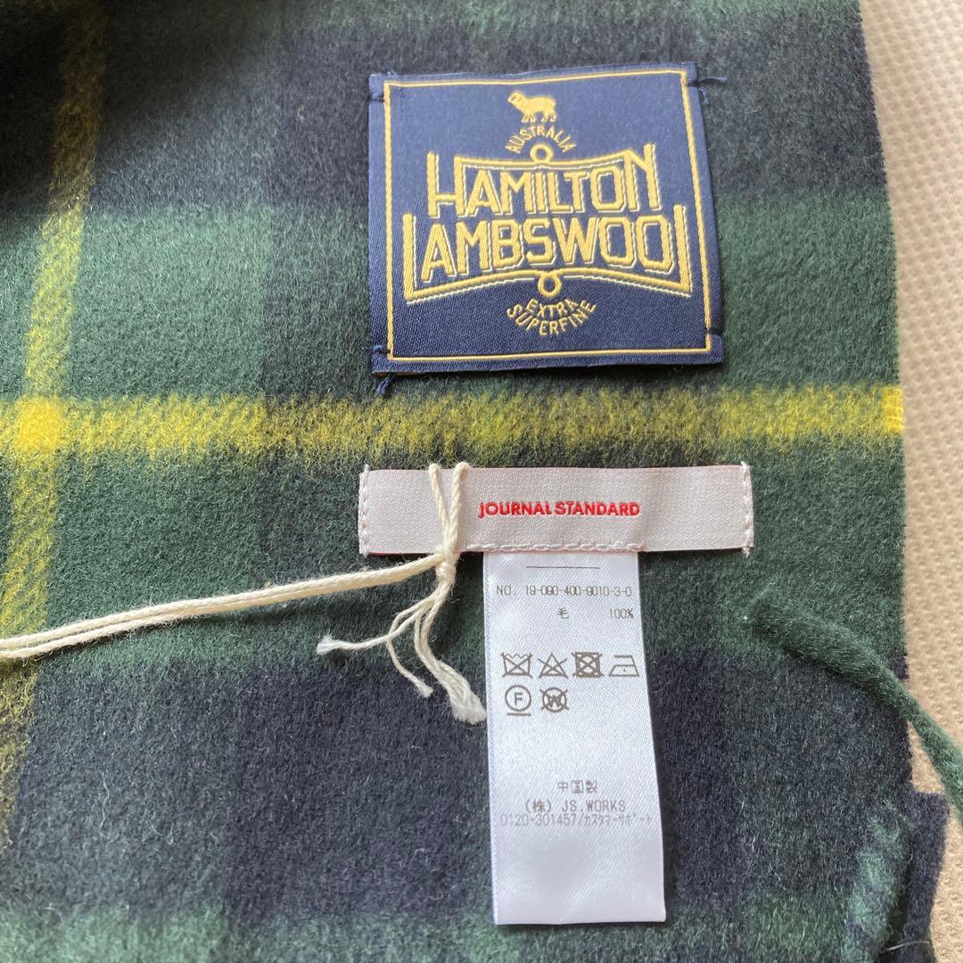 【未使用】ジャーナルスタンダード　ブランケット　ラムウール