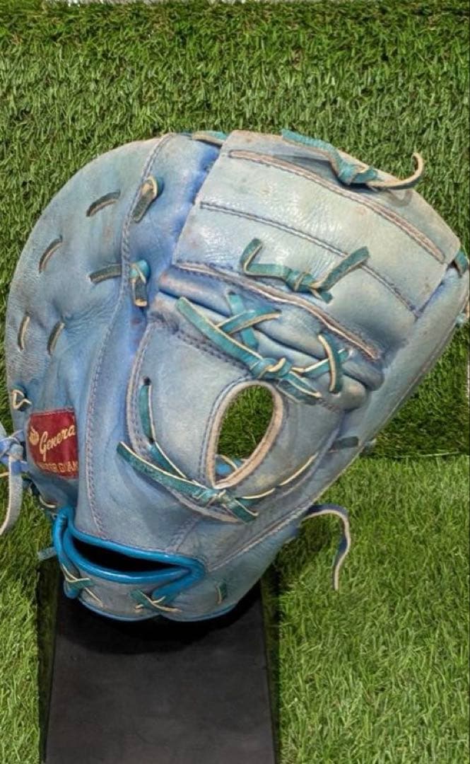 野球ミット　ファーストミット　ゼネラル　ミスタージャイアンツ　王長嶋サイン入り