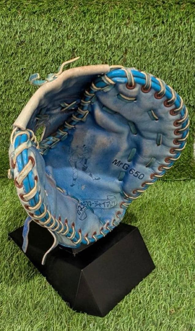野球ミット　ファーストミット　ゼネラル　ミスタージャイアンツ　王長嶋サイン入り