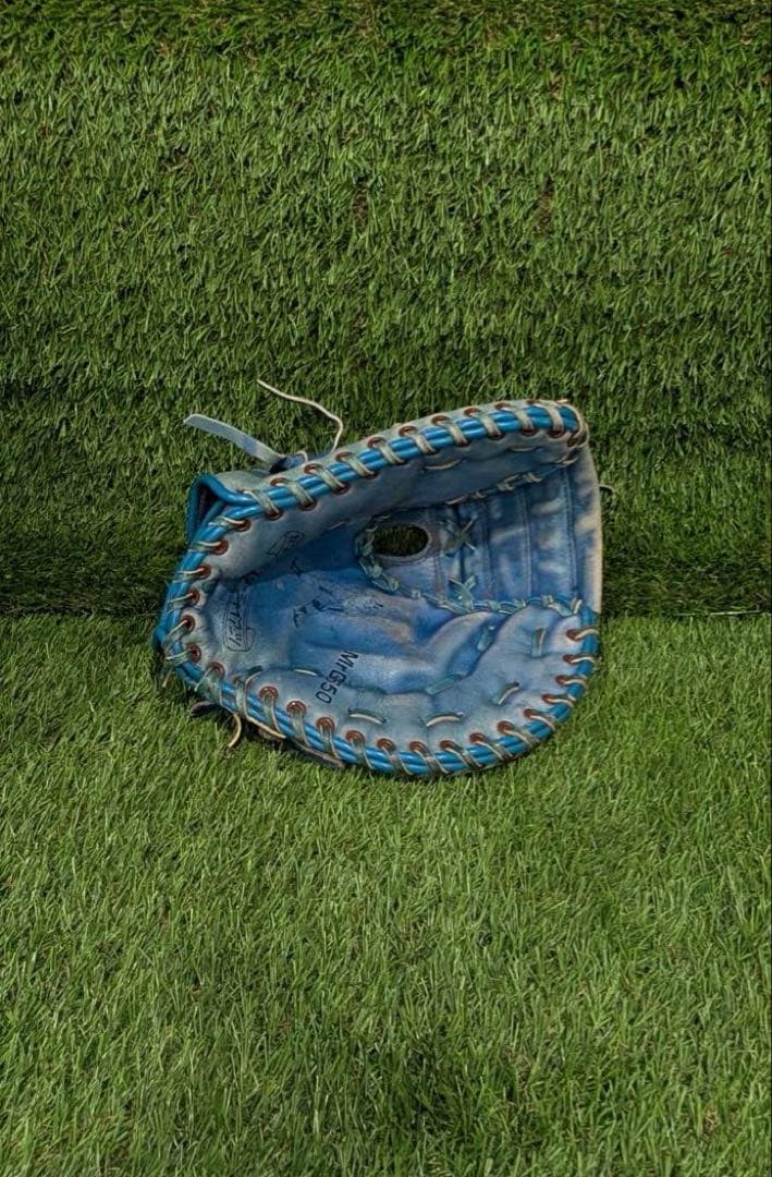 野球ミット　ファーストミット　ゼネラル　ミスタージャイアンツ　王長嶋サイン入り