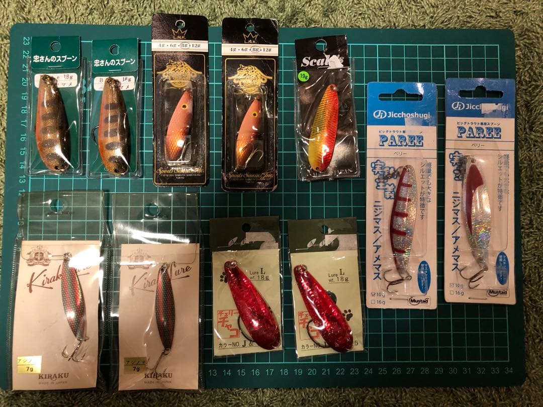 忠さんのスプーン、ランカー、キラクスプーン他　全11個