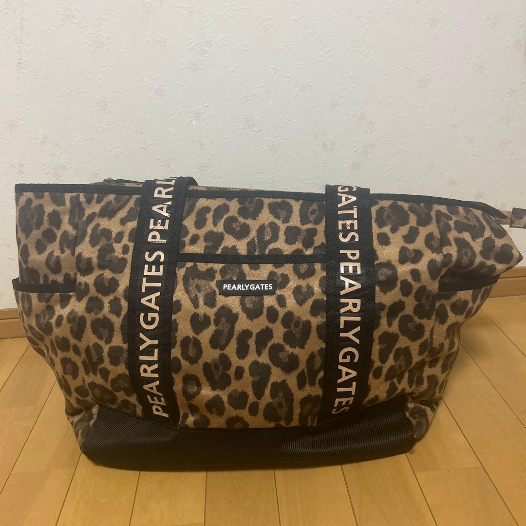 最終値下げ　PEARLY GATES ヒョウ柄トートバッグ
