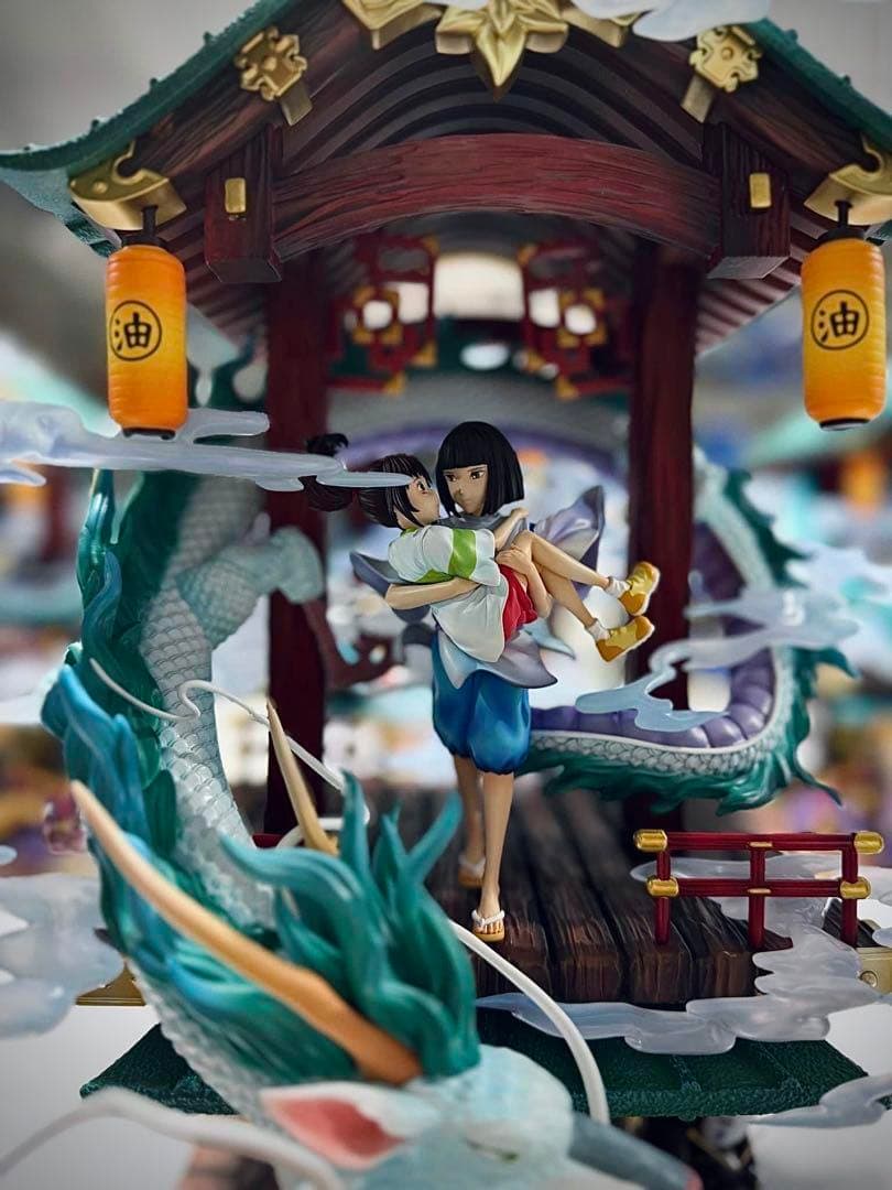 荻野・千尋 & ハク　千と千尋の神隠し　フィギュア　ガレージキット