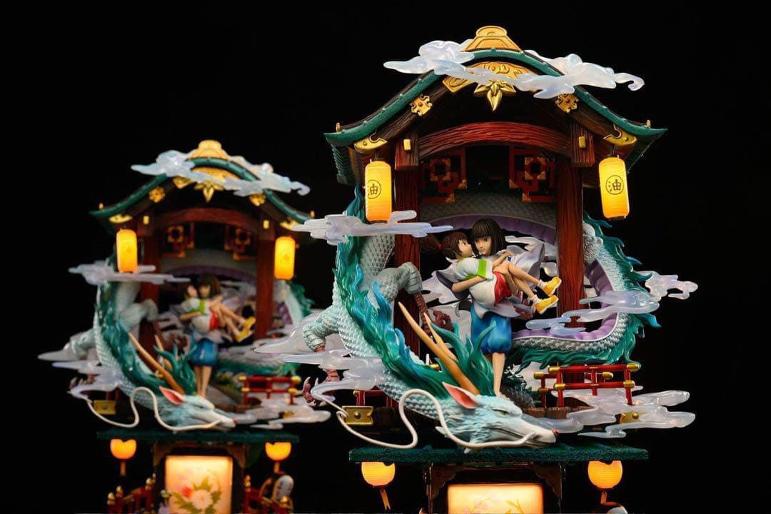 荻野・千尋 & ハク　千と千尋の神隠し　フィギュア　ガレージキット