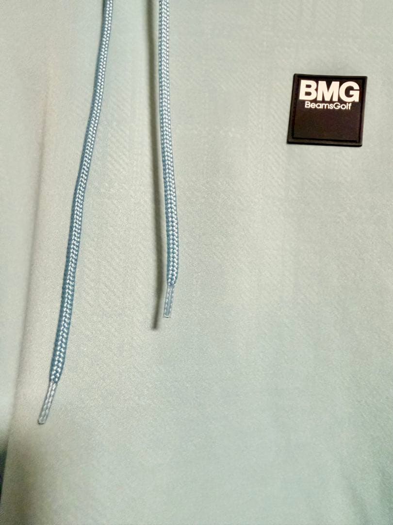 【美品】BEAMS GOLF プルオーバーパーカー　サイズXL サックスブルー