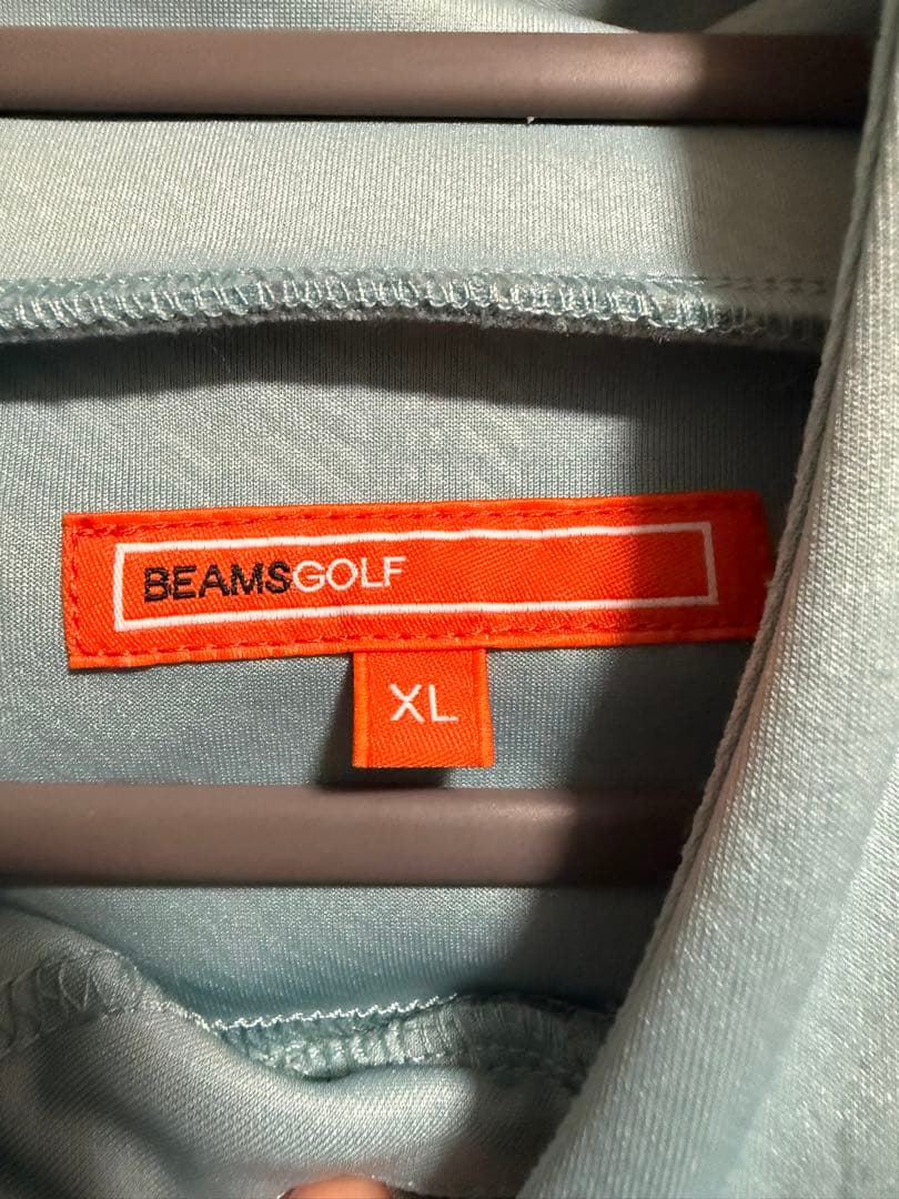 【美品】BEAMS GOLF プルオーバーパーカー　サイズXL サックスブルー