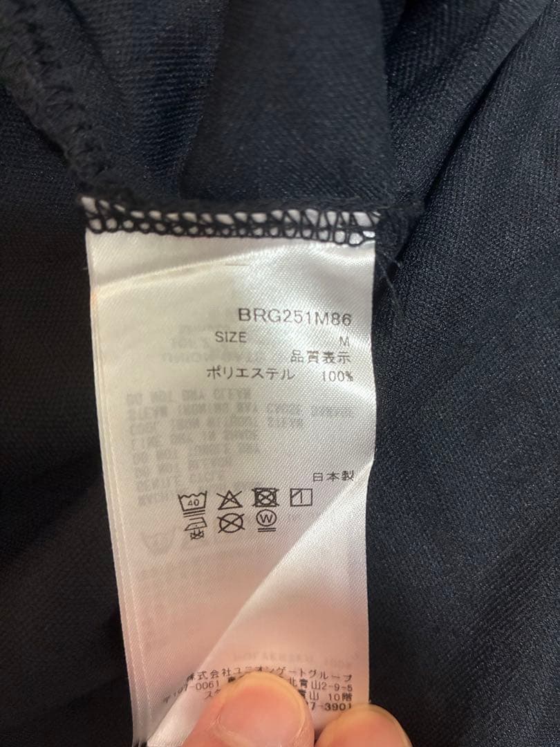 【美品】ブリーフィングゴルフ ブラック 半袖シャツ