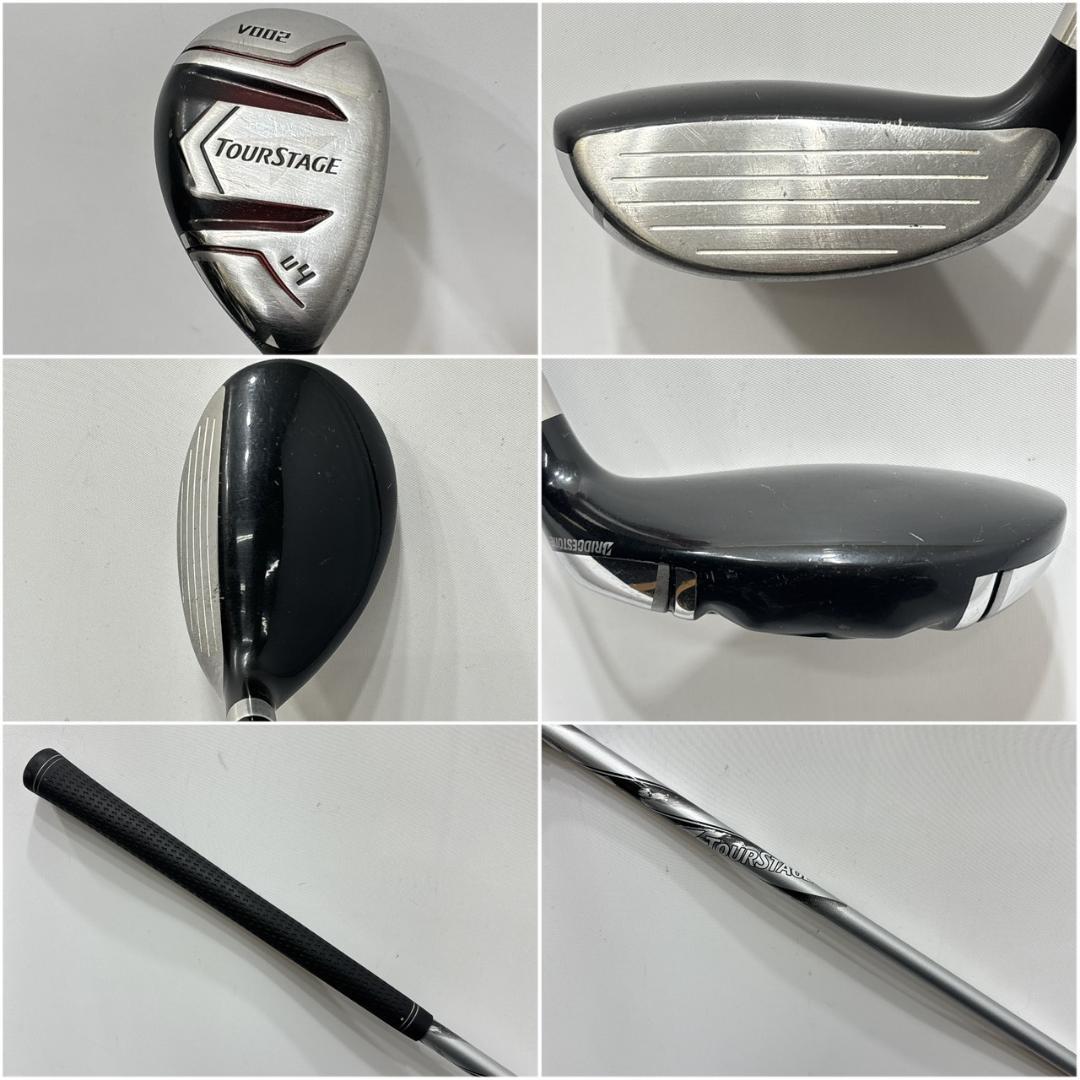 メンズ右利き初心者用　ツアーステージ　ゴルフクラブセット　W-2728
