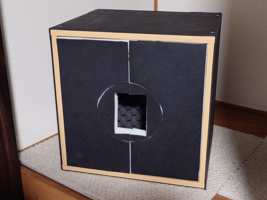 自作 トランペット防音ボックス