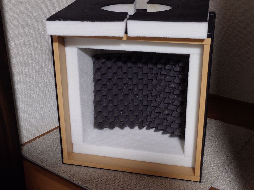 自作 トランペット防音ボックス