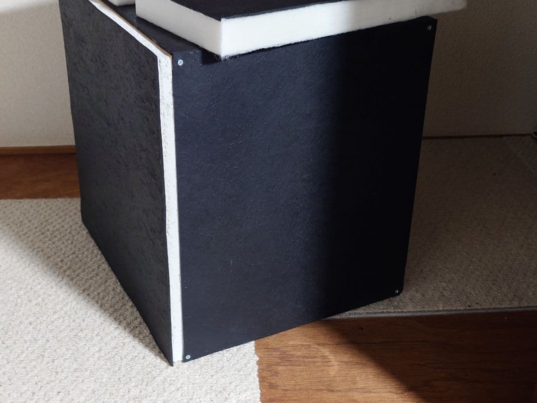 自作 トランペット防音ボックス