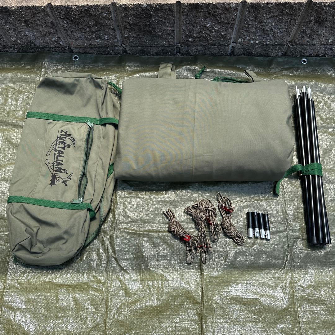 【週末限定価格】ZIVETALIAN ジベタリアン 蝦夷幕 ZIVE蚊帳 セット