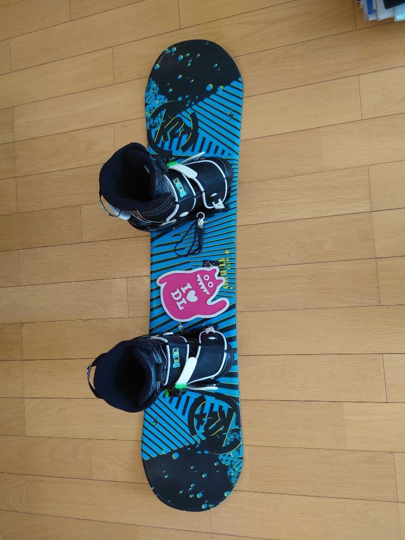 K2ミニターボ110㎝ ブーツ21cm　ビンディングBURTONグロムGROM