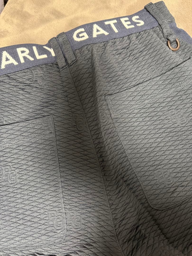 パーリーゲイツ　ロゴキルトジョガーパンツ　サイズM
