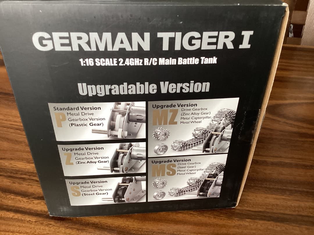 ラジコン戦車　ヘンロン　1/16 タイガーⅠ型　金属キャタ