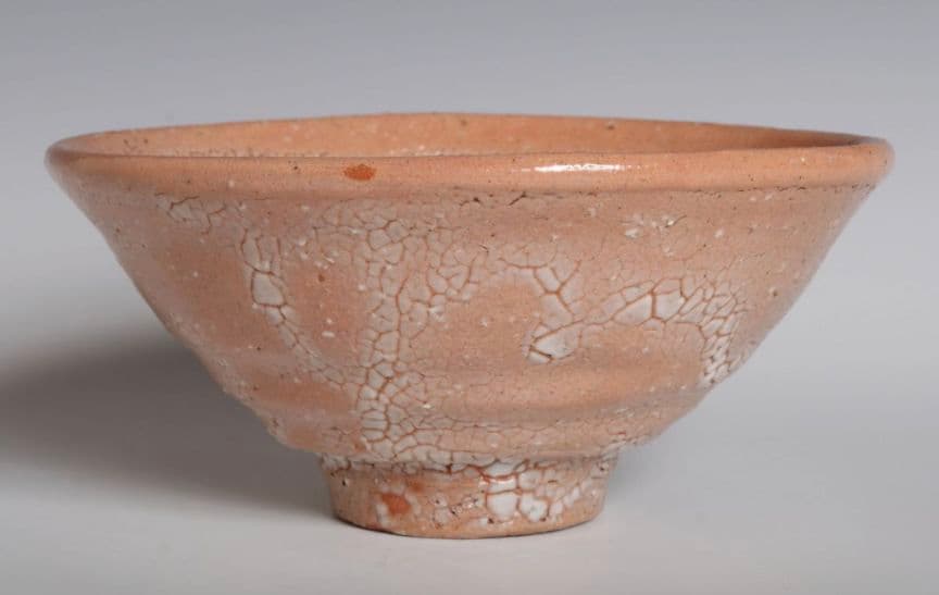 【最上位】萩焼　蓮光山　守繁栄徹　青井戸茶碗　　李杓光の高弟、山崎平左衛門古窯