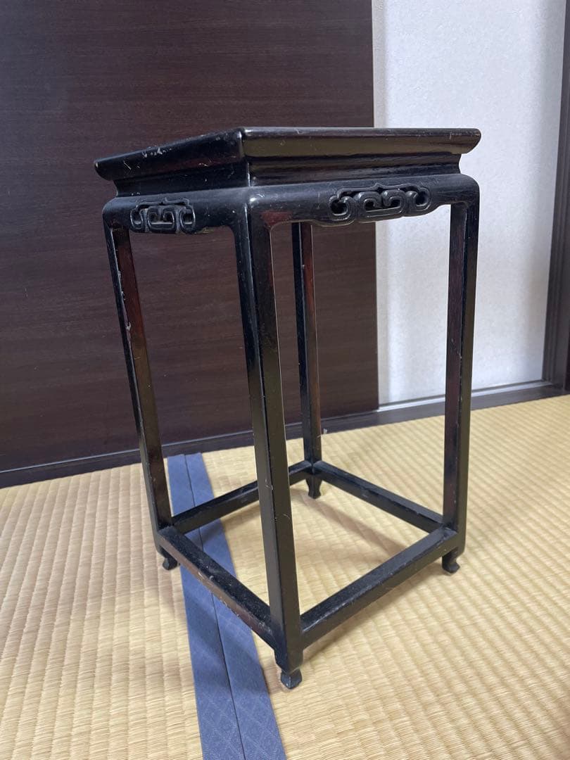 ⭐︎ジジイの蔵から拝借した⭐︎黒色木製座卓