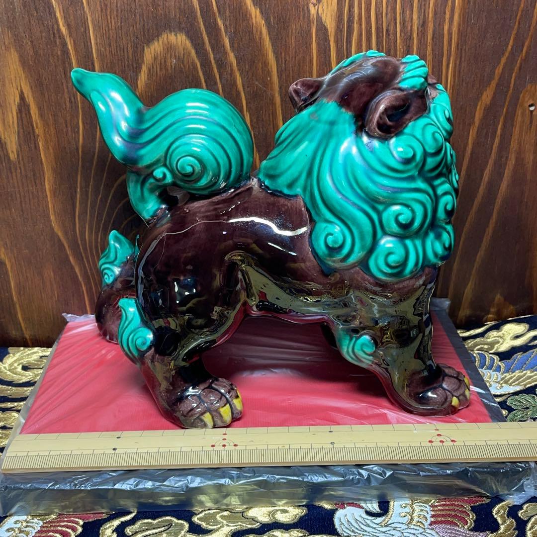 【願いが叶う】【魔除け 守護】唐獅子 作家：糠川清章 はせがわせいしょう 狮子