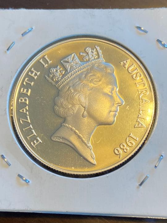 AUSTRALIA 1986 　　31.1g 銀貨