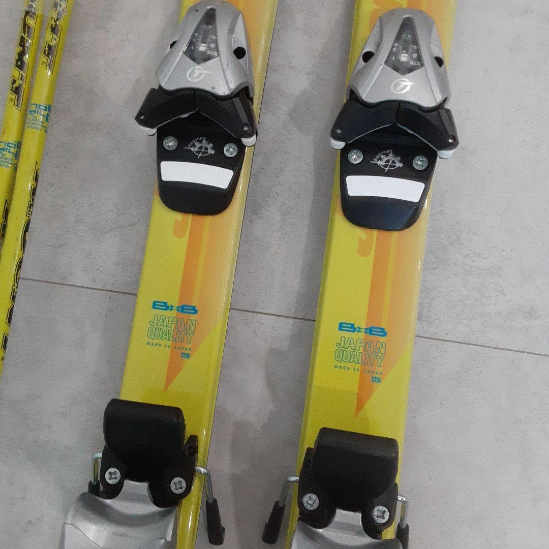 BXB ジュニア スキー 4点セット 120cm Hartスキーブーツ 21cm