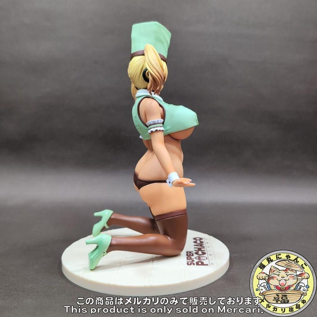 すーぱーぽちゃ子 生フィギュア パティシエ・チョコミントVer. 1/6