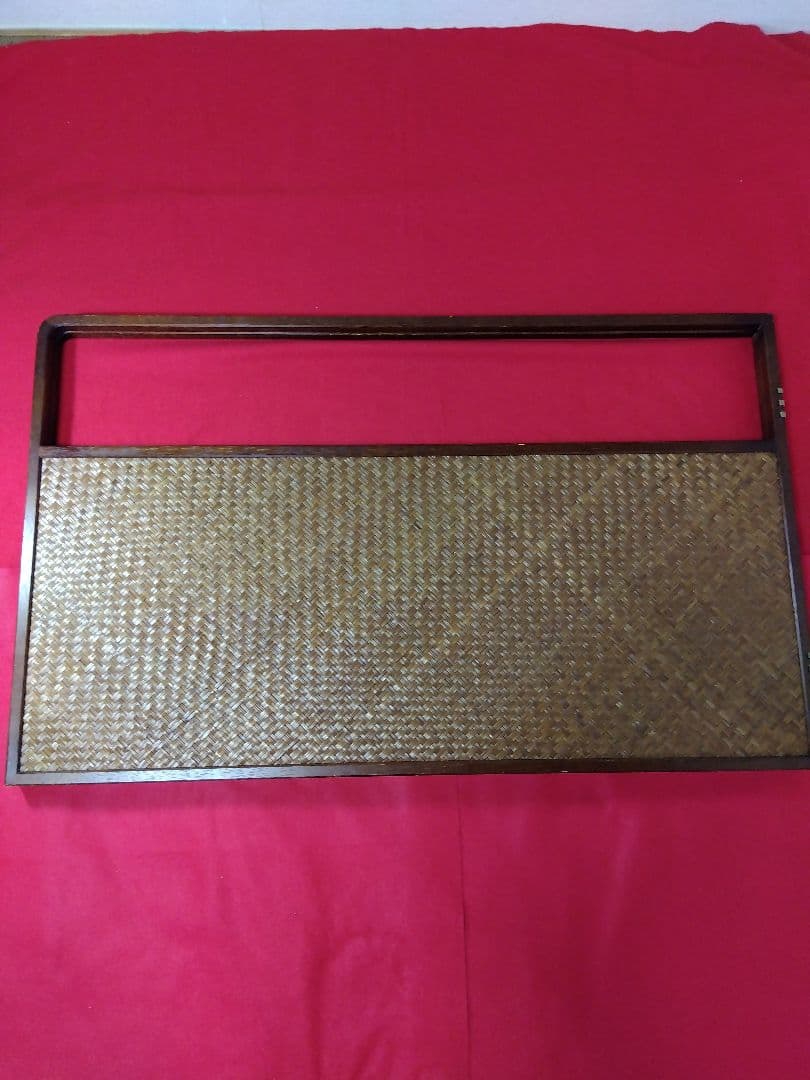 茶道具 両面開き 扇面 かな百人一首 風炉先屏風 利休梅 網代