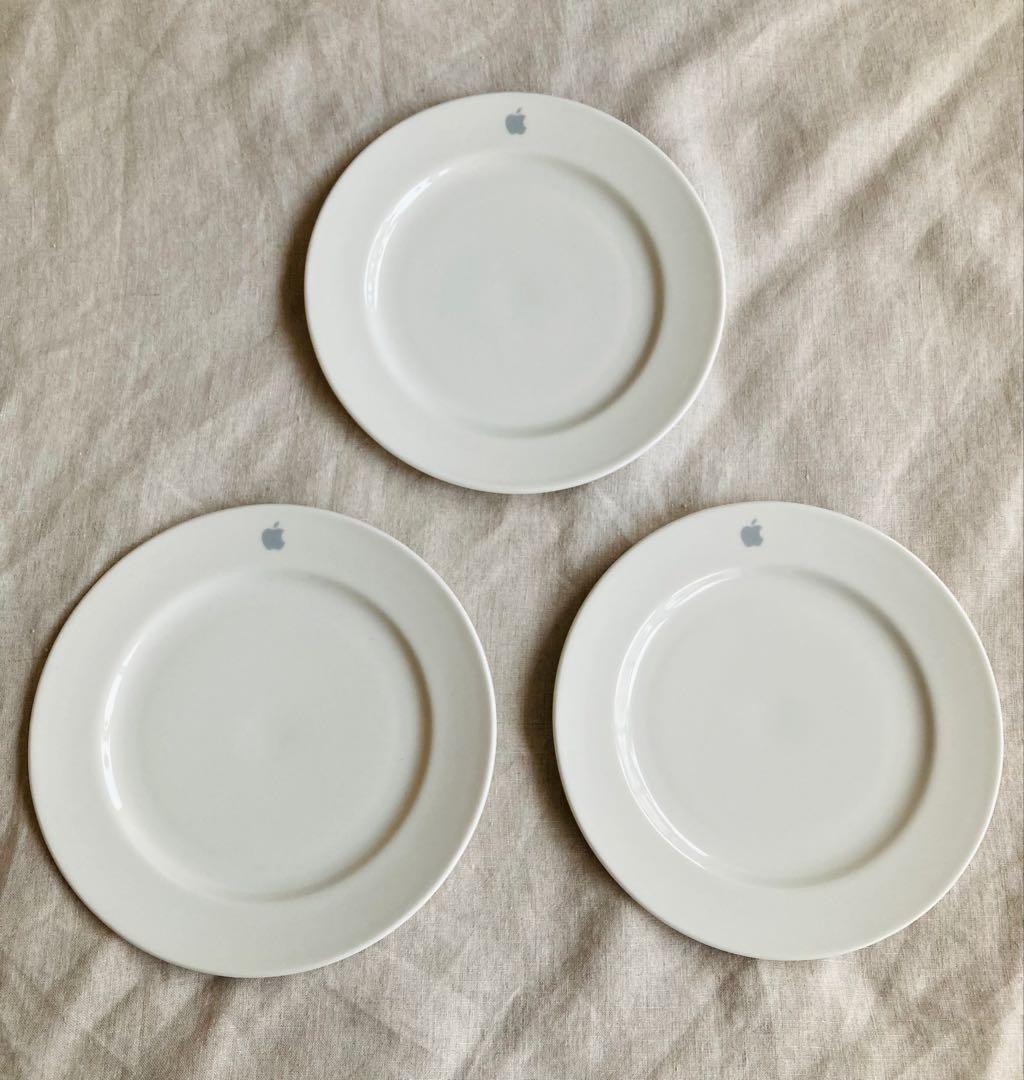 未使用品★Apple 非売品 皿 3枚⭐︎ノベルティ アップルストア