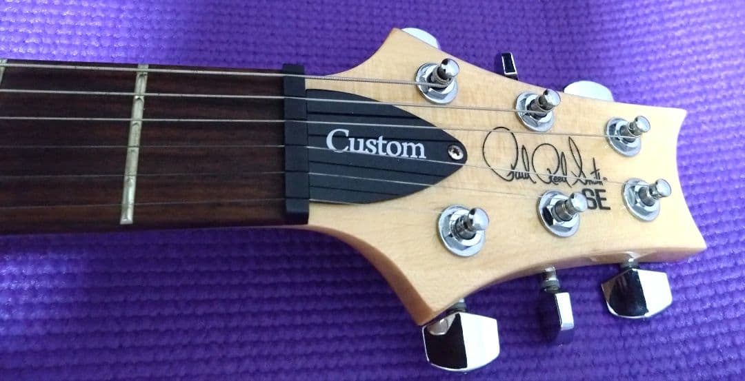 PRS custom24 SE グリーン ソフトケース付き