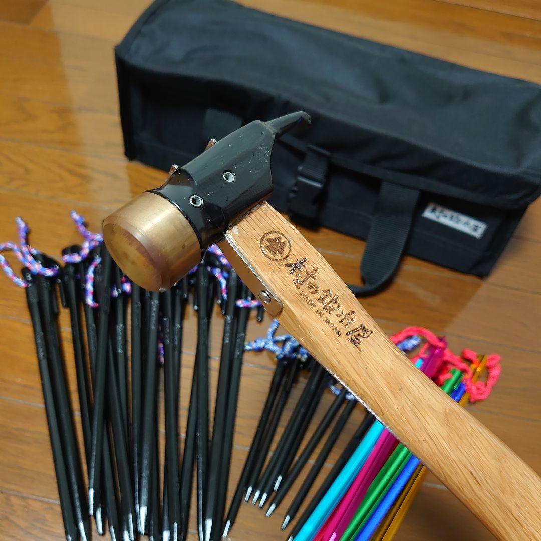 ✨未使用品✨各種ペグ、ペグハンマー、キャリーバッグのセット