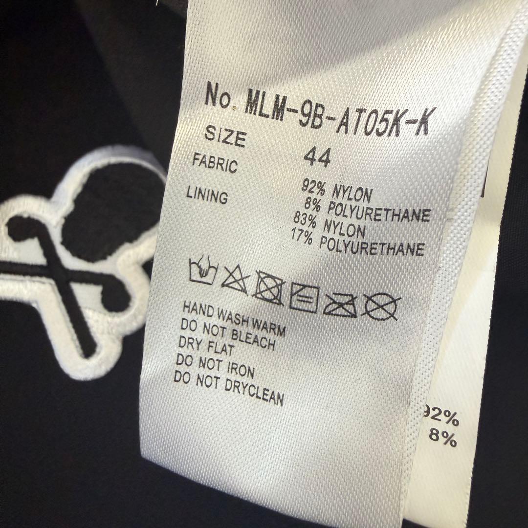 防寒　中綿入り　マークアンドロナ　ダウンパンツ　S〜M相当　黒　迷彩　カモフラ