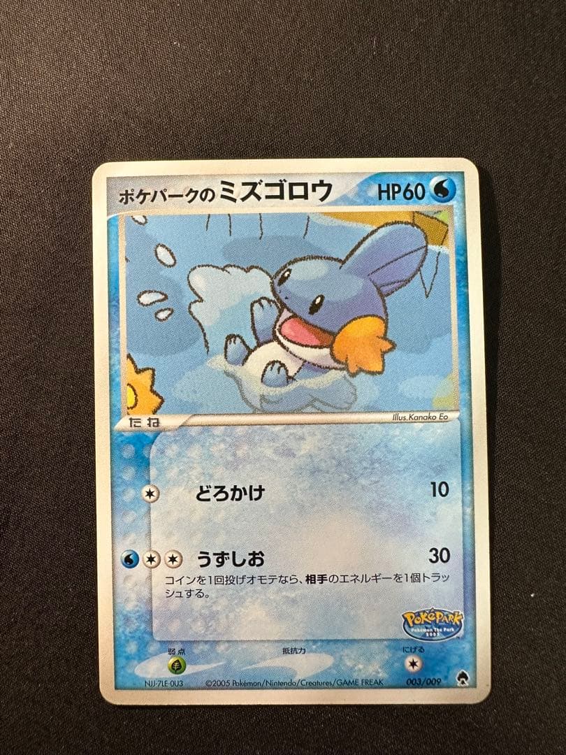 美品　ポケパークのミズゴロウ ポケパークプレミアムファイル 003/009