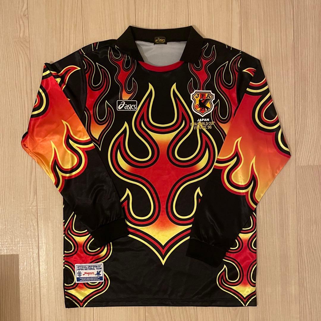 ASICS 98 GK フレイムパターン ユニフォーム KITH元ネタ